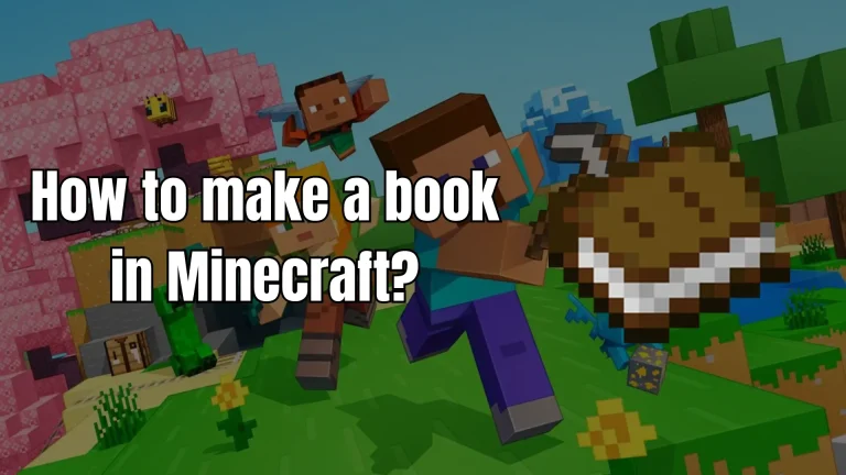 How to make a book in Minecraft