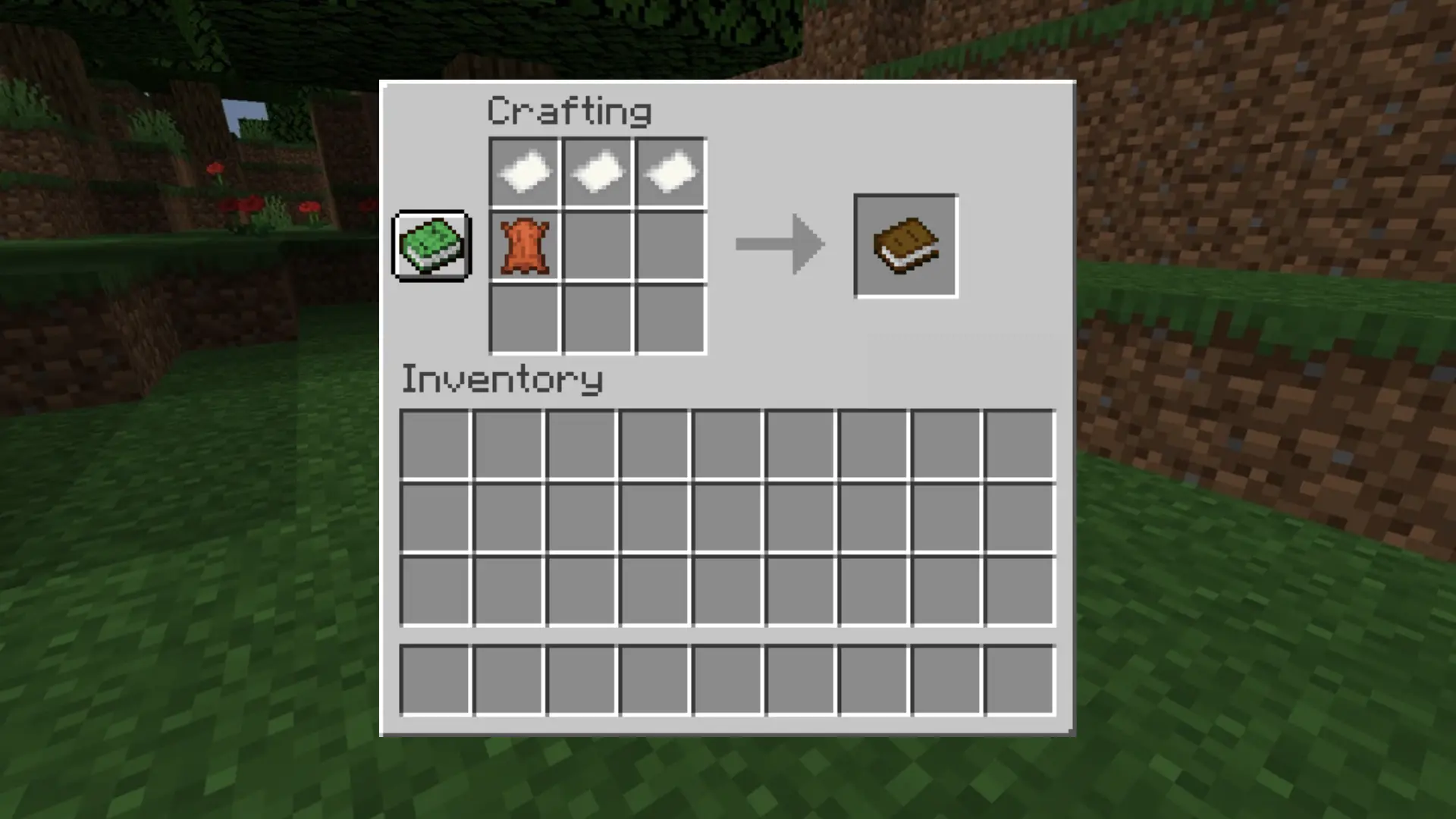 Placing the Items in the Crafting Grid