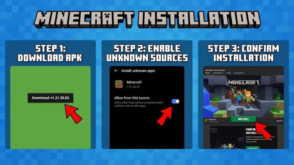 Minecraft APK Installation